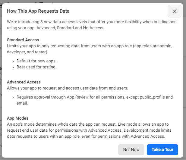 Facebook Meta developers - App requests take a tour